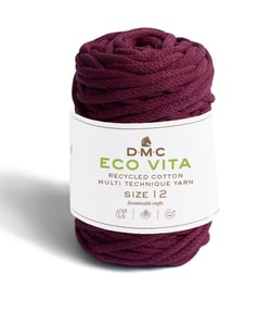 Pelote de fil à tricoter - DMC - Eco Vita 12 - Violet 061