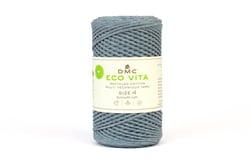 Pelote de fil à tricoter - DMC - Eco Vita 4 - Bleu 7