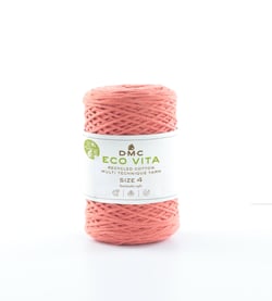 Pelote de fil à tricoter - DMC - Eco Vita - Corail 15