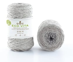 Pelote de fil à tricoter - DMC - Eco Vita 4 - multico gris 311