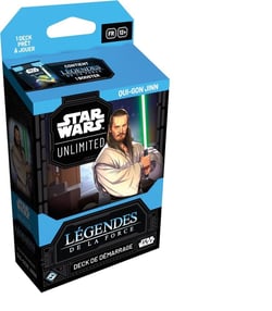 Légendes de la force deck - Qui Gon Jinn - Jeu de cartes à collectionner Star Wars Unlimited
