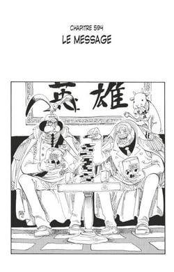 One Piece édition originale - Chapitre 594 - Le message