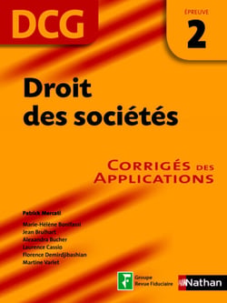 Droit des sociétés - épreuve 2  - DCG corrigés Format : ePub 2 DCG Livre - Format : ePub 2
