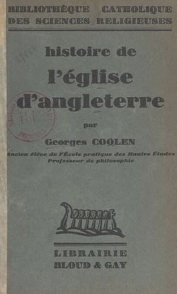 Histoire de l'Église d'Angleterre