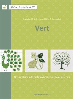 Vert - Des centaines de motifs à broder au point de croix