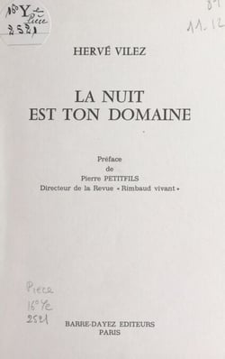 La nuit est ton domaine