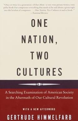 One Nation, Two Cultures - A Searching Examination of American Society in the Aftermath of Our Cultural Rev olution