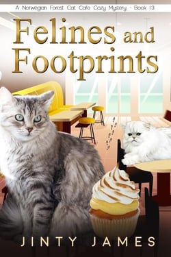 Felines and Footprints - A Norwegian Forest Cat Cafe Cozy Mystery, #13