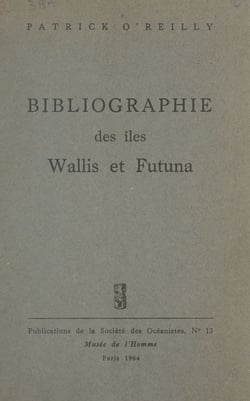 Bibliographie des îles Wallis et Futuna