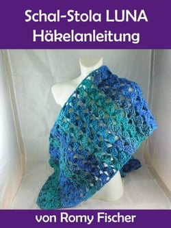 Schal-Stola Luna - Häkelanleitung