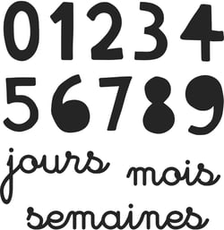 Matrices chiffres - Jolies Comptines