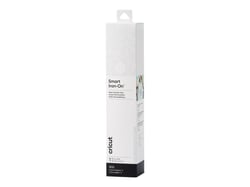 Vinyle thermocollant Cricut - Smart Iron-On™ - Blanc pailleté - 33 x 90 cm