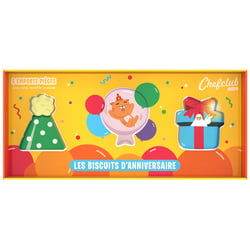 Emporte-pièces les Biscuits d'Anniversaire - Chefclub Kids