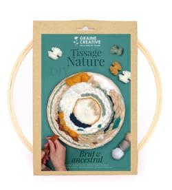 Graine Créative - Kit métier à tisser rond - Nature
