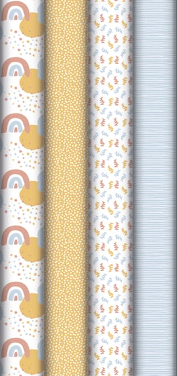 1 rouleau papier cadeau - Welcome - aléatoire