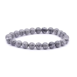 Bracelet Agate Crazy Lace grise - Taille 1