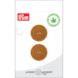 Bouton en chanvre 2 trous x  - Curry - 20 mm