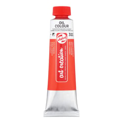 Tube 40 ml de peinture à l'huile Royal Talens - Artcrea - vermillon