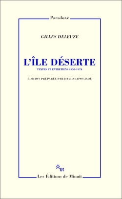 L'Île déserte. Textes et entretiens 1953-1974