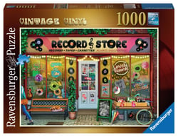 Puzzle 1000 pièces - La boutique de vinyles - Ravensburger
