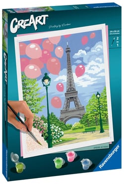 Peinture au numéro Ravensburger - CreArt - Spring - 24 x 30 cm