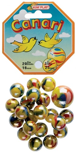 20 BILLES 1 CALOT CANARI