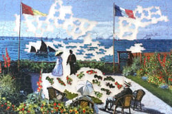 Puzzle 650 pièces - Terrasse  à Sainte Adresse