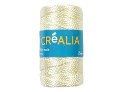 Fil torsadé 2 mm x 30 m Créalia - Blanc