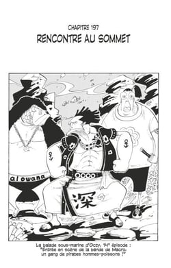 One Piece édition originale - Chapitre 197 - Rencontre au sommet