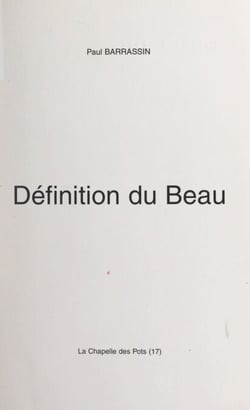 Définition du Beau