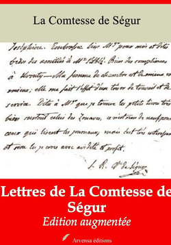 Lettres de La Comtesse de Ségur – suivi d'annexes - Nouvelle édition 2019