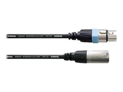 CORDIAL - ECLCCM1FM XLR - Câble de microphone mâle/XLR femelle 1M