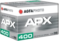Film Agfa Photo - APX 400 Format 135 - 36 poses - Noir et blanc 