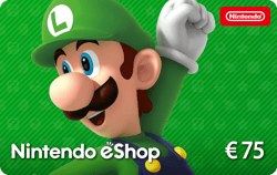 Code de téléchargement Carte pré-payée Nintendo eShop - 75€