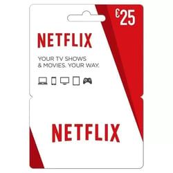 Code de téléchargement Netflix - 25€