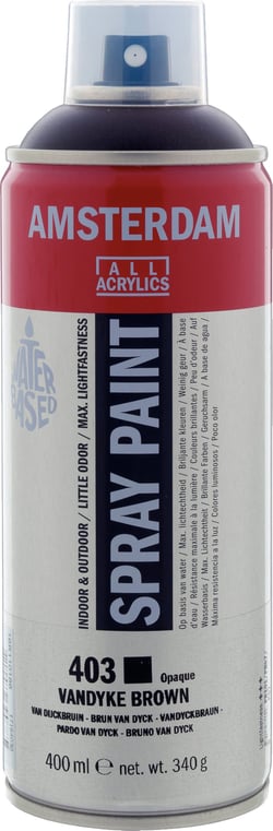 Bombe de peinture Amsterdam - 400ml - Brun van dyck
