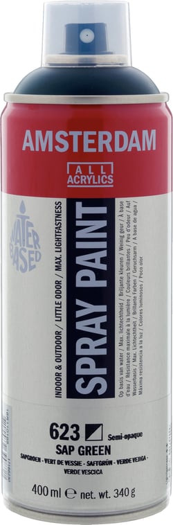 Bombe de peinture Amsterdam - 400ml - Vert de vessie