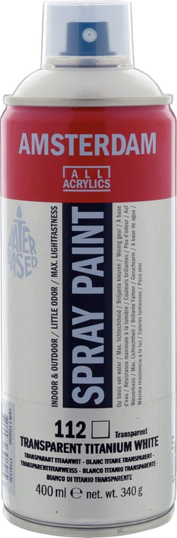 Bombe de peinture Amsterdam - 400ml - Blanc de titane