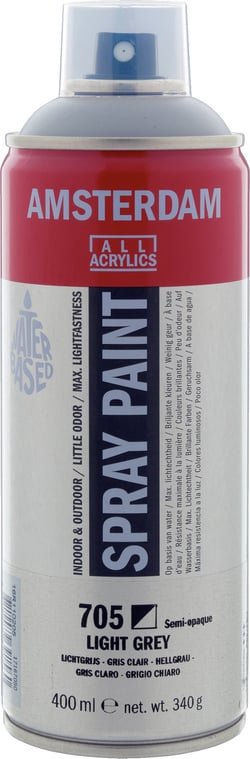 Bombe de peinture Amsterdam - 400ml - Gris clair