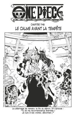 One Piece édition originale - Chapitre 1146 - Le calme avant la tempête