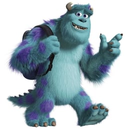 Figurine Sulley - Monstres Et Cie Disney - 8 cm