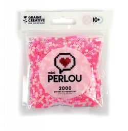 Sachet Mini perlou - Rose opaque