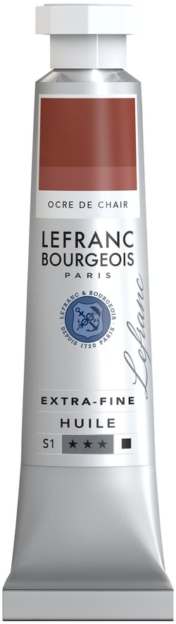 Peinture à l'huile Lefranc Bourgeois - Extra-fine - 20 ml - Ocre de chair