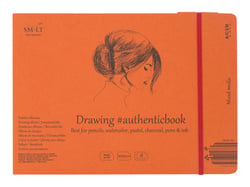 Carnet mixed media - 18 feuilles - 200g/m²