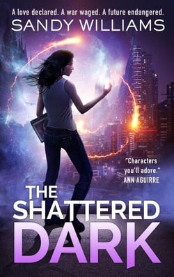 The Shattered Dark - A Shadow Reader Novel, #2
