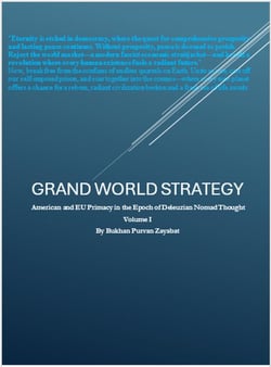 Grand World Strategy: American and EU Primary in Epoch of Nomad Thought - Grand World Strategy: American and EU Primacy in Epoch of Nomad Thought, #1