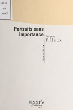 Portraits sans importance - Nouvelles