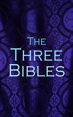 The Three Bibles - KJV, DRV &amp; WEB - King James Version, Douay-Rheims Version and World English Bible