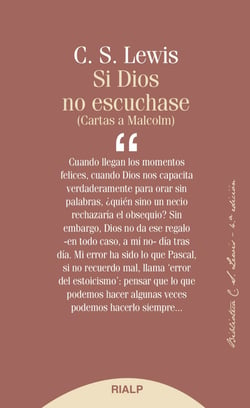 Si Dios no escuchase - Cartas a Malcom