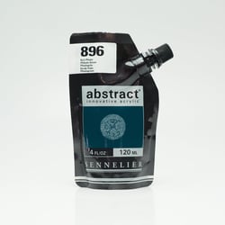 Tube 120 ml de peinture acrylique Sennelier - Abstract - Vert Phtalo n°896 - Fine - Opaque